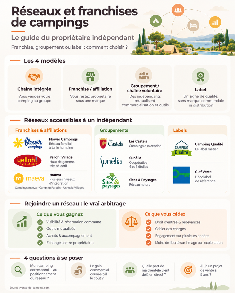reseaux franchises camping france
